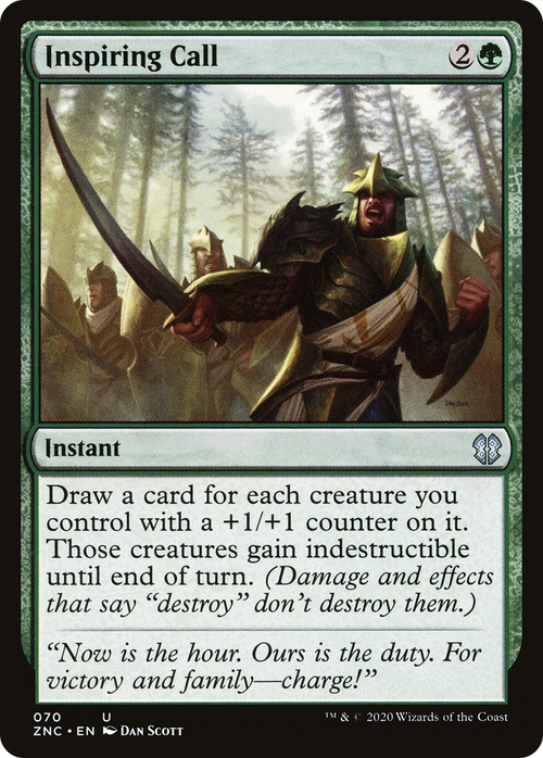 Inspiring Call (ZNC-070) - Zendikar Rising Commander