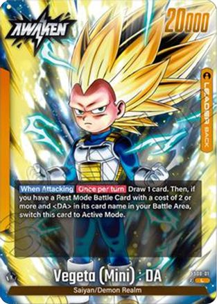 Vegeta (Mini) : DA - FS08-01 (FS08-01) - Starter Deck 8 Vegeta Mini Super Saiyan 3