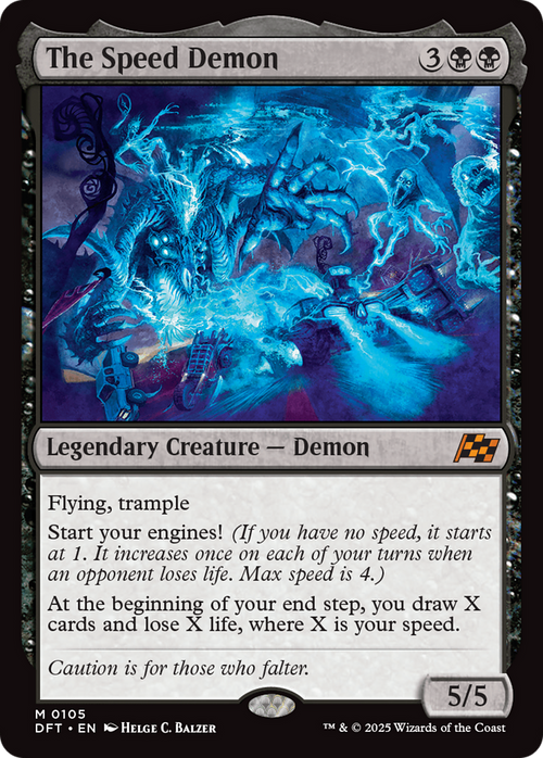 The Speed Demon (DFT-105) - Aetherdrift Foil
