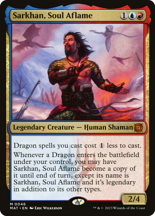 Sarkhan, Soul Aflame (MAT-046) - March of the Machine: The Aftermath Foil