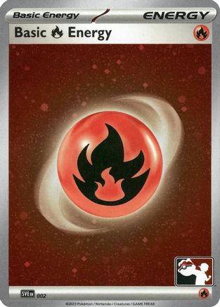 Basic Fire Energy (Cosmos Holo) 002  - Holofoil Prize Pack Series Cards - Common