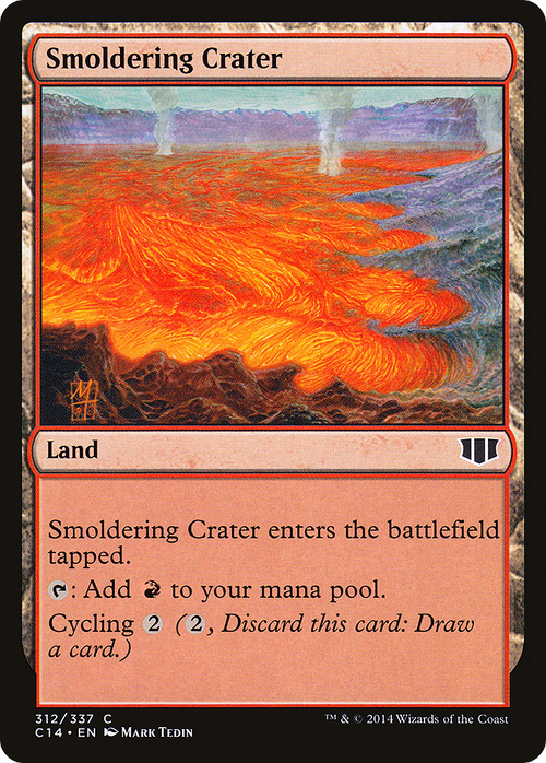 Smoldering Crater (C14-312) - Commander 2014
