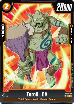 Toroll : DA (FS08-08) - Starter Deck 8 Vegeta Mini Super Saiyan 3