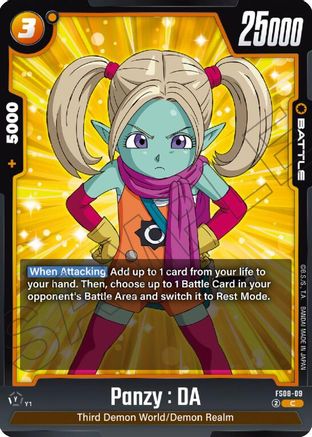 Panzy : DA (FS08-09) - Starter Deck 8 Vegeta Mini Super Saiyan 3