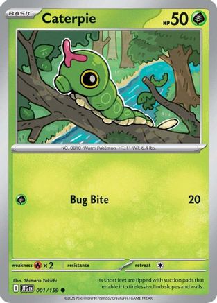 Caterpie 001  SV09 Journey Together - Common
