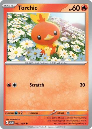 Torchic 022  SV09 Journey Together - Common