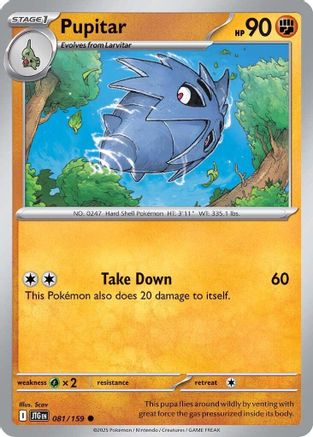 Pupitar 081  - Reverse Holofoil SV09 Journey Together - Common