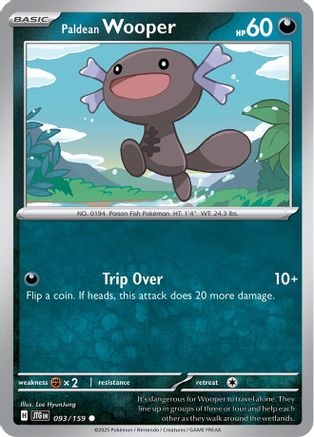 Paldean Wooper 093  SV09 Journey Together - Common