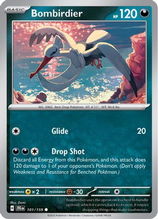 Bombirdier 101  - Reverse Holofoil SV09 Journey Together - Common