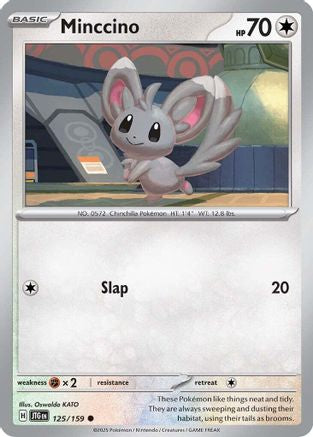 Minccino 125  SV09 Journey Together - Common