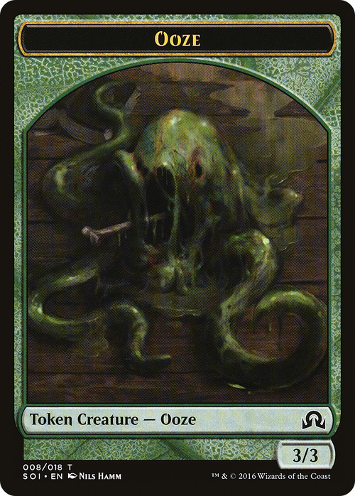 Ooze Token (SOI-008) - Shadows over Innistrad Tokens