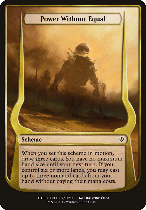 Power Without Equal (Archenemy: Nicol Bolas) (OVER-15★) - Archenemy: Nicol Bolas Schemes
