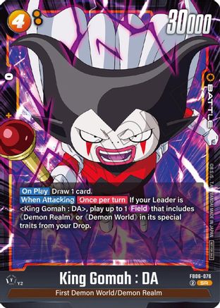 King Gomah : DA - FB06-076 (FB06-076) - Rivals Clash Holofoil