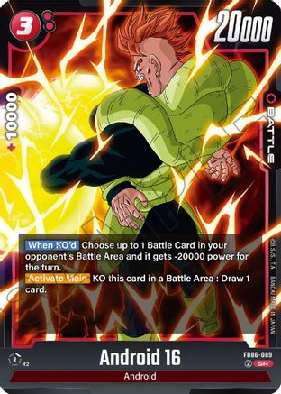 Android 16 - FB06-009 (FB06-009) - Rivals Clash Holofoil