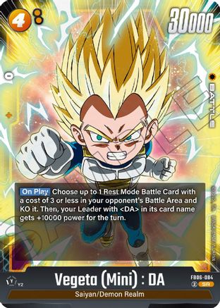 Vegeta (Mini) : DA - FB06-084 (FB06-084) - Rivals Clash Holofoil