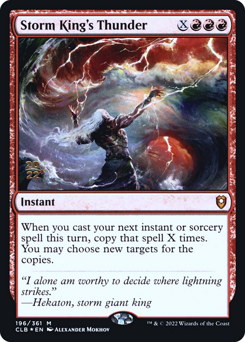Storm King's Thunder (PRE-196) - Battle for Baldur's Gate Promos Foil
