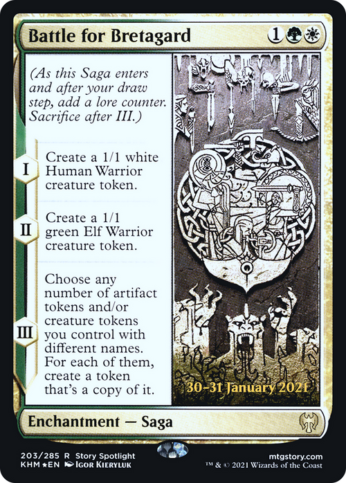 Battle for Bretagard (PRE-203S) - Kaldheim Promos Foil