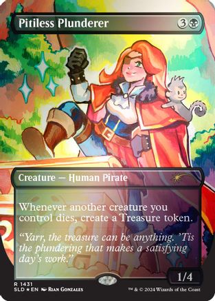 Pitiless Plunderer (Rainbow Foil) (SLD-1431) - Secret Lair Drop Series Foil