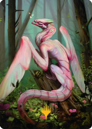 Bloomvine Regent Art Card (46/54) (Gold-Stamped Planeswalker Symbol) (AATDM-046) - Art Series: Tarkir: Dragonstorm