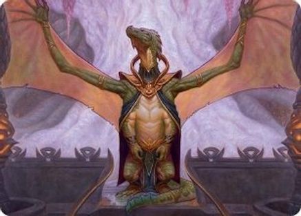 Kheru Goldkeeper Art Card (36/54) (AATDM-036) - Art Series: Tarkir: Dragonstorm