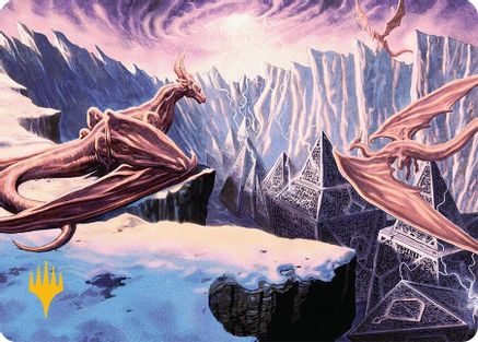 Maelstrom of the Spirit Dragon (42/54) (Gold-Stamped Planeswalker Symbol) (AATDM-042) - Art Series: Tarkir: Dragonstorm