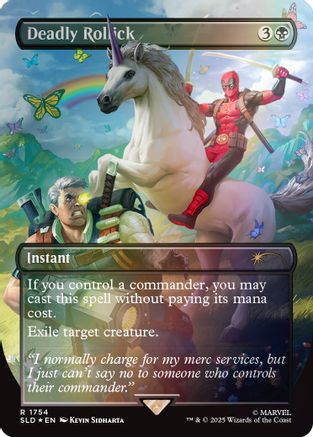 Deadly Rollick (Rainbow Foil) (SLD-1754) - Secret Lair Drop Foil