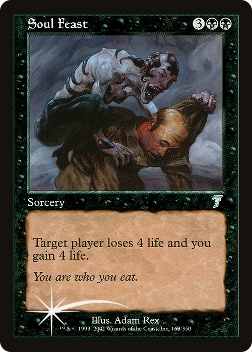 Soul Feast (7ED-163) - 7th Edition Foil