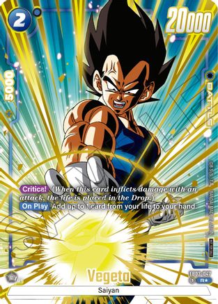 Vegeta (Alternate Art) (Limited Pack 01) (FB03-047) - Tournament and Championship Promos Holofoil
