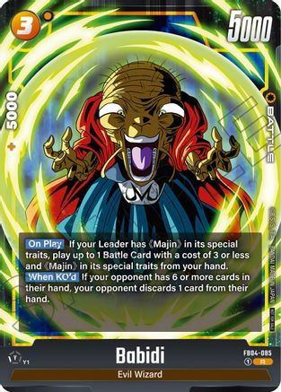 Babidi (Limited Pack 01) (FB04-085) - Tournament and Championship Promos