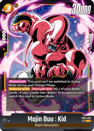 Majin Buu : Kid (Limited Pack 01) (FB04-095) - Tournament and Championship Promos
