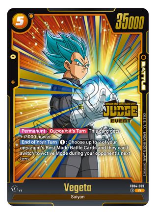 Vegeta (Judge Pack (Event Judge) 03) (FB04-089) - Tournament and Championship Promos Holofoil