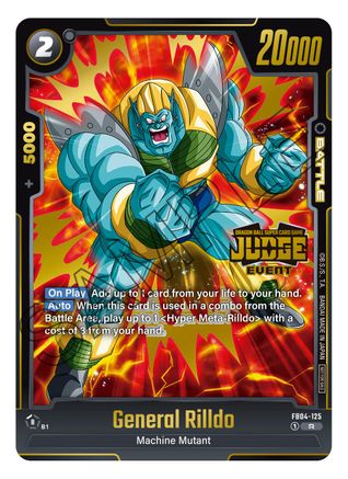 General Rilldo (Judge Pack (Event Judge) 03) (FB04-125) - Tournament and Championship Promos Holofoil