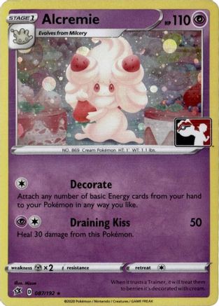 Alcremie (League Promo) 087/192  - Holofoil League & Championship Cards - Promo