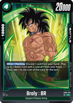 Broly : BR - FB06-061 (FB06-061) - Rivals Clash