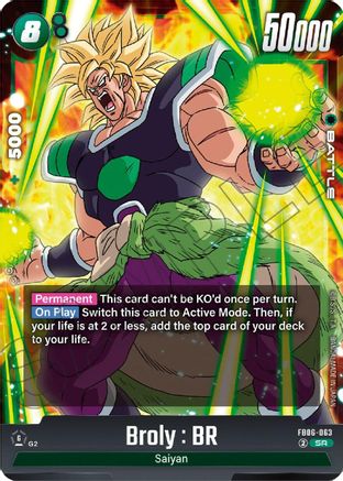 Broly : BR - FB06-063 (FB06-063) - Rivals Clash Holofoil