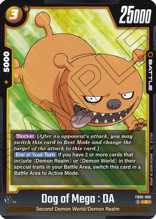 Dog of Mega : DA (FB06-089) - Rivals Clash
