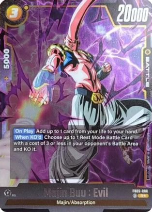 Majin Buu : Evil (Tournament Pack 06) (FB05-086) - Tournament and Championship Promos Holofoil