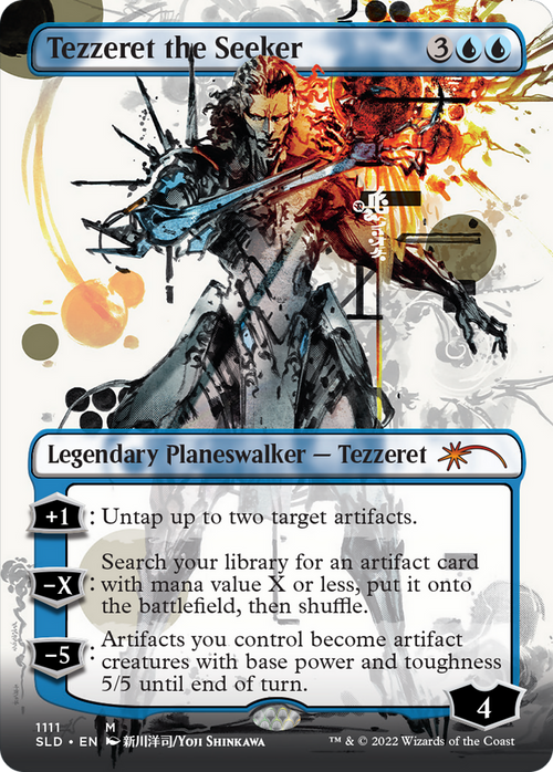 Tezzeret the Seeker (1111) (SLD-1111) - Secret Lair Drop (Borderless)