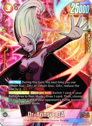 Dr. Arinsu : DA - FB06-072 (Alternate Art) (FB06-072) - Rivals Clash Holofoil