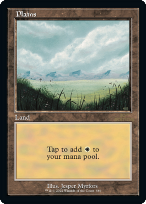 Plains (580) (Retro Frame) (30A-580) - 30th Anniversary Edition