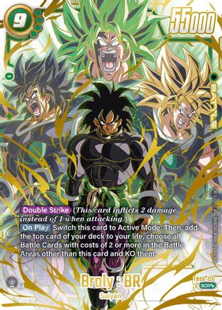 Broly : BR - FB06-120 (Super Alternate Art) (FB06-120) - Rivals Clash Holofoil