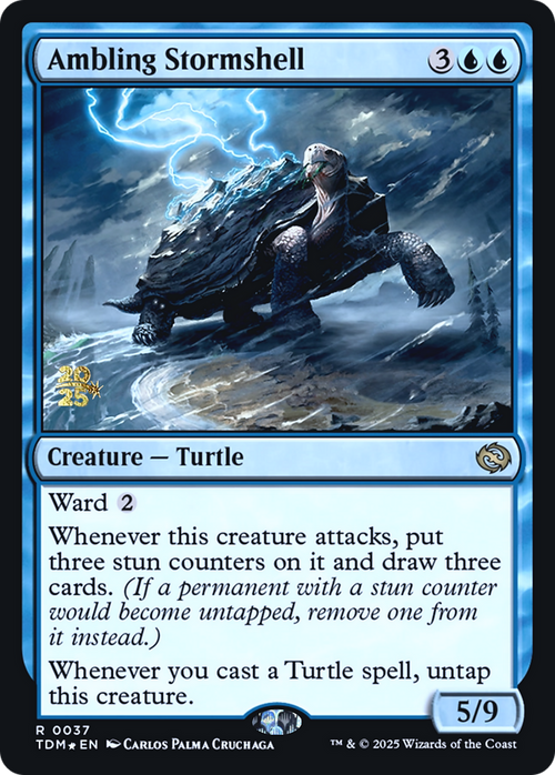 Ambling Stormshell (PRE-37S) - Prerelease Cards Foil