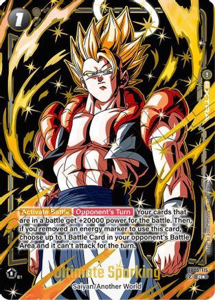 Ultimate Sparking (Alternate Art) (FB05-115) - New Adventure Alternate Art Reprints Holofoil