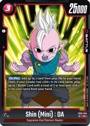 Shin (Mini) : DA (FB06-004) - Rivals Clash Holofoil