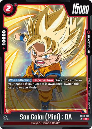Son Goku (Mini) : DA - FB06-018 (FB06-018) - Rivals Clash Holofoil