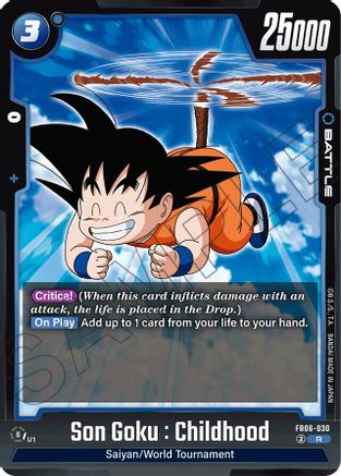 Son Goku : Childhood (FB06-030) - Rivals Clash Holofoil