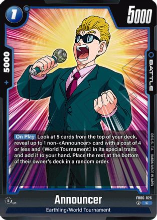 Announcer (FB06-026) - Rivals Clash