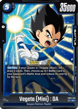 Vegeta (Mini) : DA - FB06-036 (FB06-036) - Rivals Clash Holofoil