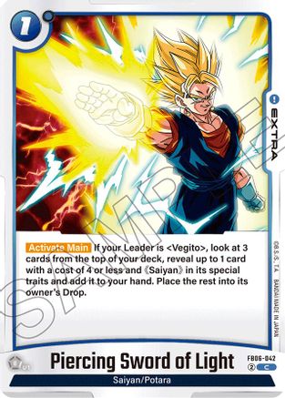 Piercing Sword of Light (FB06-042) - Rivals Clash
