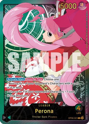 Perona (SP) (OP06-021) - Extra Booster: Anime 25th Collection Foil
